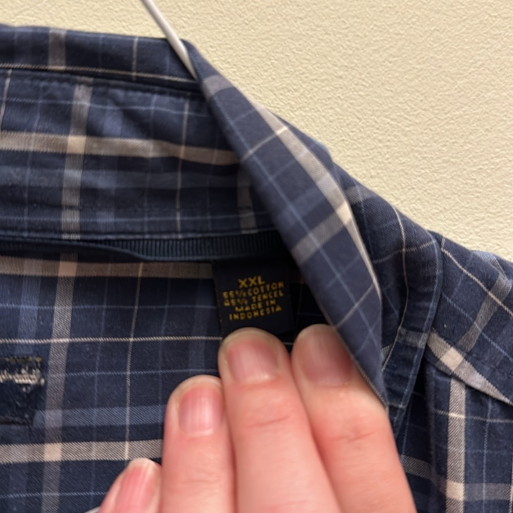 Club Room checked button down - Picture 4 of 7